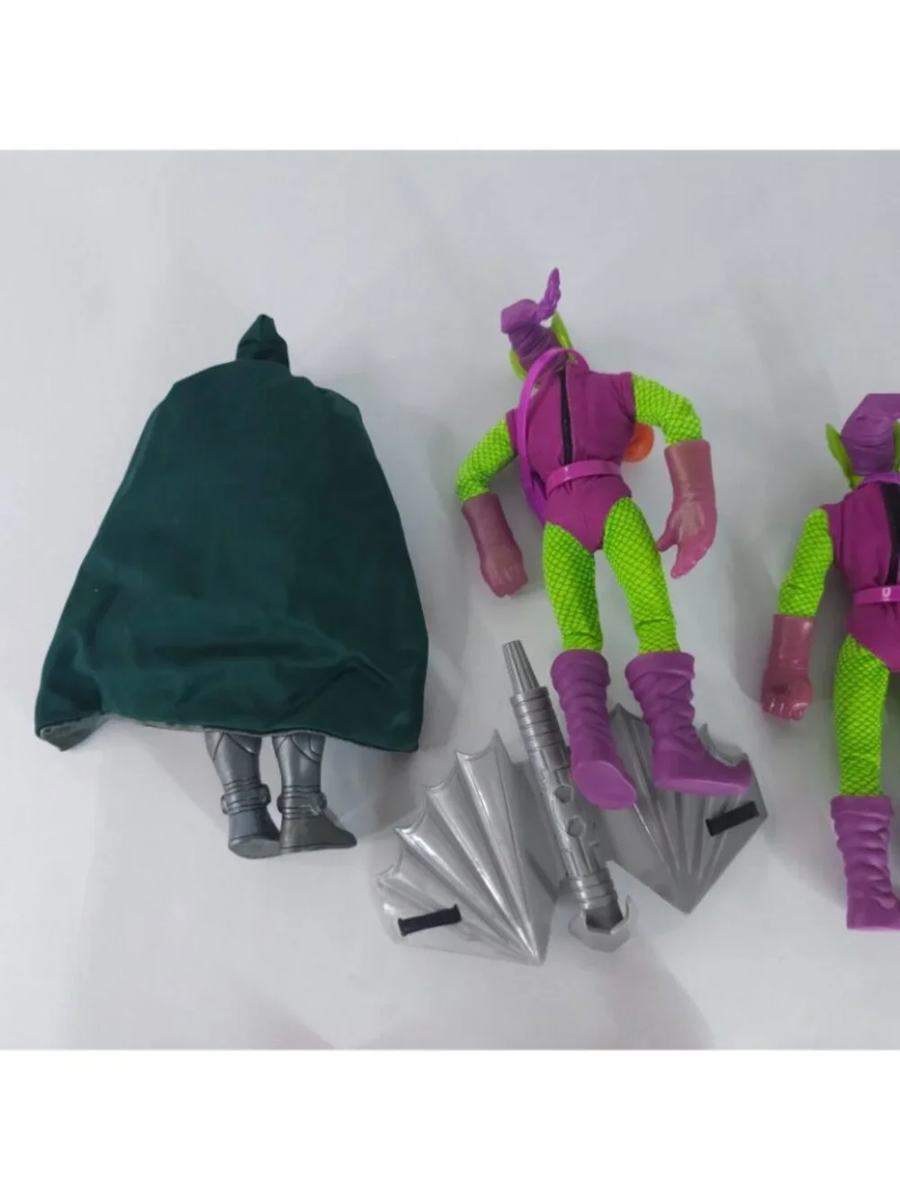 ToyBiz Famous Covers Action Figure Lot Iron Man Green Goblin Spider-Man Dr Doom